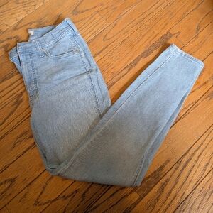 Madewell Blue Skinny Jeans
